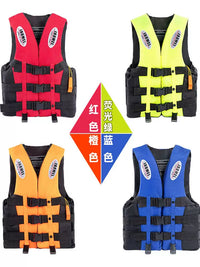 Adult & Kids Portable Buoyancy Life Vest for Boating, Fishing, and Flood Protection
