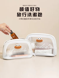Transparent Cosmetic Bag Waterproof Large Capacity Portable Travel Makeup Organizer