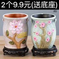Breathable Ceramic Succulent Planter Pot for Indoor Outdoor Plants