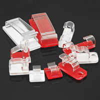 Self-Adhesive Cable Clips for Wire Management, Transparent Cord Organizers for Car and Desktop