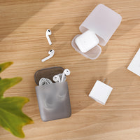 Portable Data Cable Storage Box with Lid for Earphones and Chargers