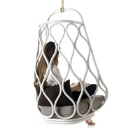 Outdoor Wicker Swing Chair Hanging Basket Seat for Patio Balcony Indoor Leisure