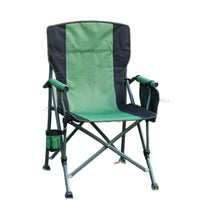 Portable Folding Camping Chair with Cup Holder, Heavy-Duty Outdoor Fishing and Rafting Chair