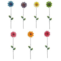 7-Piece Iron Art Garden Wall Decor Set for Fence and Yard Decoration
