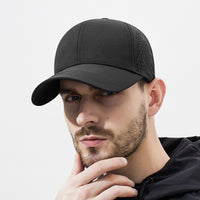 Men's Quick-Dry Breathable Mesh Baseball Cap Lightweight Sun Protection Outdoor Hat