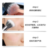 Stippling Blush Brush for Nose Contour Highlight and Shadow, Soft Fiber Blending Makeup Brush
