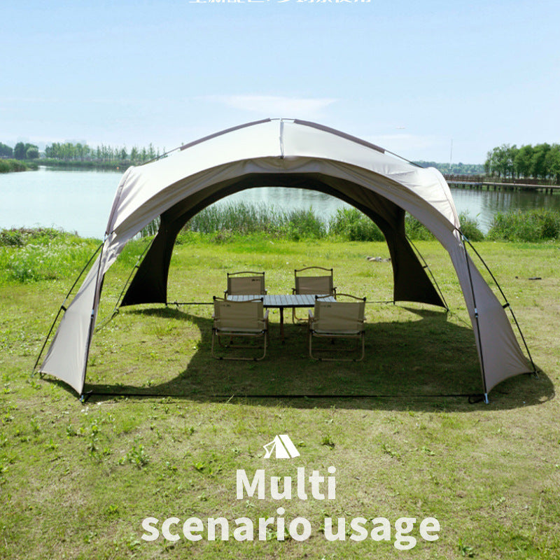 Outdoor Dome Canopy Tent Sunshade - Waterproof Oxford Cloth for Camping & Park