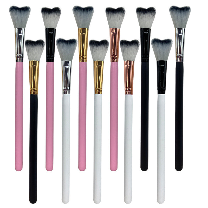 Fish Tail Nose Contour & Highlight Makeup Brush