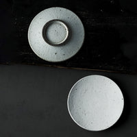Ceramic Frosted Teacup Coaster Heat-Resistant Mat for Kung Fu Tea Set