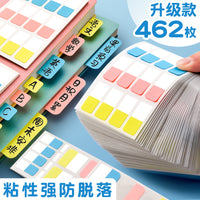 Repositionable Index Tabs Self-Adhesive Note Flags for Books Documents Planners