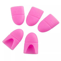 Cross Stitch Thimble Finger Protectors - Anti-Slip Silicone for Needle Pulling & Heat Protection
