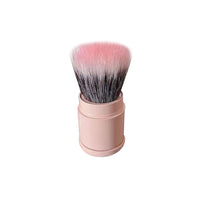 Portable Retractable Powder Blush Brush with Soft Bristles and Cap