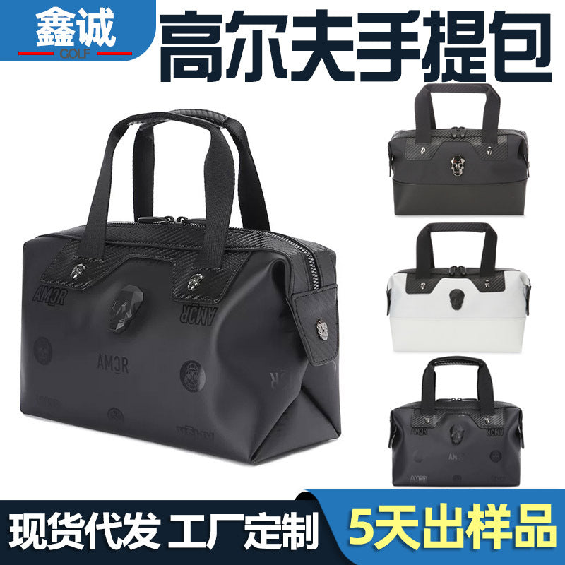 2025 Golf Carry Bag Skull Pattern Multi-functional Storage Pouch for Men and Women