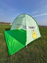 Kids Pop-Up Beach Tent UV Protection Outdoor Camping Sun Shelter with Window