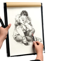 Creative Sketchbook for Art Students, Double-Sided 8K Sketch Paper, Glue-Bound for Beginners