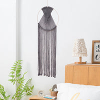 Morandi Macrame Woven Cotton Rope Tapestry Wall Hanging Bohemian Decor