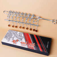 Nine-Link Puzzle Ring Set for Kids & Adults, Brain Teaser Logic Game, Educational Toy