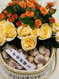 DIY Hand-Woven Basket Kit for Floral Arrangements and Fruit Display, Postpartum Gift Basket