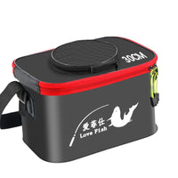 Large Capacity Multifunctional Foldable Fishing Bucket Thickened Integrated Fish Guard Bucket Outdoor Fishing Live Fish Box