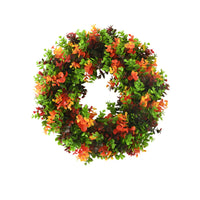 Colorful Eucalyptus Wreath for Front Door Decor, All Seasons Hanging Ornament