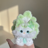 DIY Chenille Stem Nine-Tailed Fox Ornament Kit, Hand-Woven Plush Cat Gift