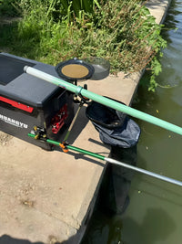 Fishing Box Accessories Set: Aluminum Alloy Rod Holder, Bait Tray, Keepnet Holder, and Umbrella Stand