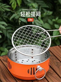 Outdoor Mini Charcoal Grill for Single Person BBQ Portable Small Charcoal Stove for Tea Ceremony