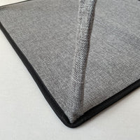 Pet Tent Bed for Cats and Small Dogs, All-Season Linen-Look Sleeping Mat