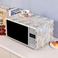 Lace Breathable Microwave Oven Dust Cover for Kitchen Appliances