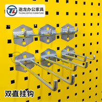 Pegboard Hooks for Wall Mounted Storage and Display - Double Straight Hooks for Tools and Hardware