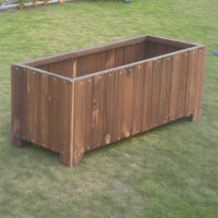 Durable Outdoor Wooden Planter Box for Garden Patio, Moisture-proof and Rot-Resistant