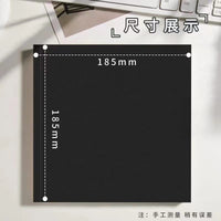 A5 Kraft Paper Square Notepad Tear-Off Top-Bound Thickened Notebook for Students