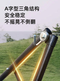 Outdoor Hammock with Stand, Anti-Tip Thickened Frame, Portable Folding Swing for Adults and Kids