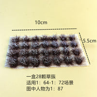 Model Scenery Grass Tufts for Dioramas and Miniature Bases