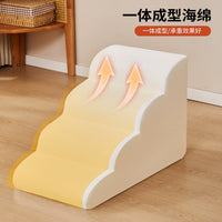 Pet Stairs for Senior Dogs and Cats - Bedside Ramp for Small to Medium Pets - Aid for Climbing onto Beds and Sofas