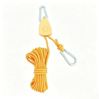 Reflective Guy Ropes with Metal Adjusters for Outdoor Camping Tents and Tarps