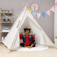Kids' DIY Painting Teepee Tent Indoor Outdoor Play House
