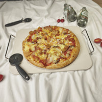 Cordierite Pizza Stone for Oven Baking, High Temperature Resistant, Bread and Pizza Warmer