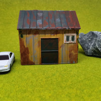 Miniature Military Building Model for Dioramas and Dollhouses