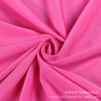 Shiny Polyester Lycra Swimsuit Yoga Fabric High-Elastic Ice Silk Knit 220gsm