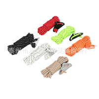 6mm Reflective Guy Line for Camping Tents and Tarps, High-Visibility Wind Rope for Night Safety and Bundling
