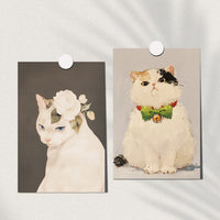 10-Pack Cat Photo Album Cards Aesthetic Postcards for DIY Room Wall Decor