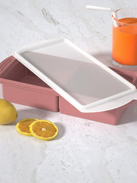 Silicone Large Square Ice Cube Tray for Baby Food and Freezing