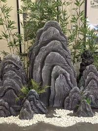 Artificial Taihu Stone Mountain Prop for Film, Stage, Window Display, Wedding Decor, and Landscaping