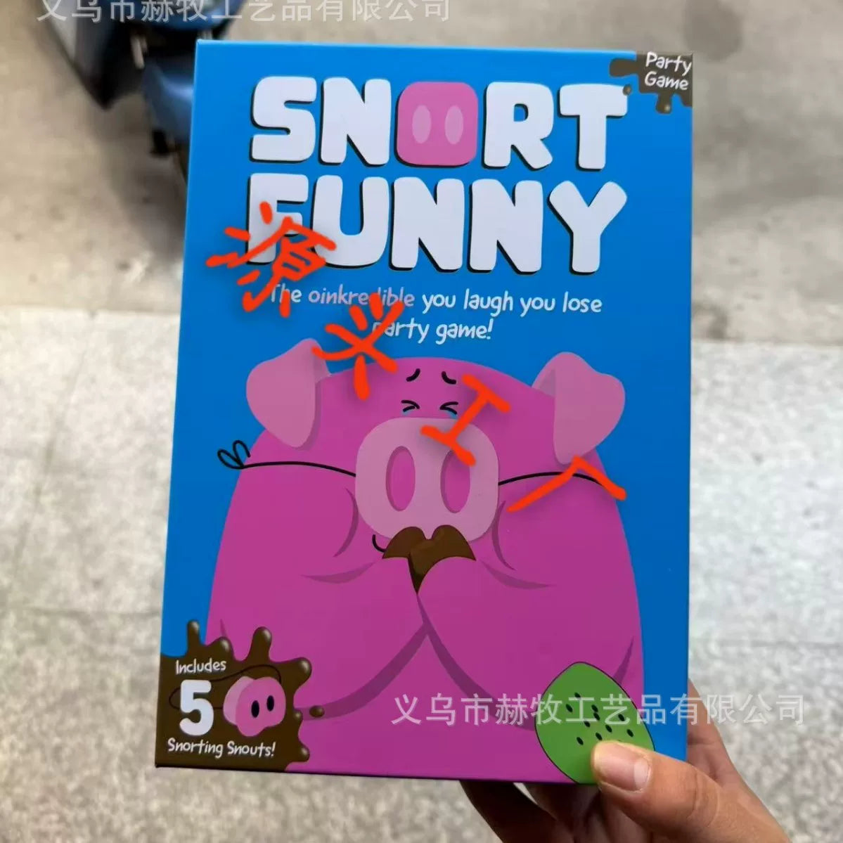 Family Game Set: Laugh and Lose Challenge for Kids and Adults