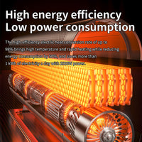 Space Heater Wall-Mounted Electric Fan Heater for Dormitory and Home Use, Portable Mini Heater with Remote Control