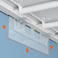 No-Drill Adhesive Shelf Support Pegs for Wardrobe and Cabinets, Heavy Duty Layered Partition Brackets