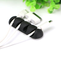Cable Organizer Clips for Desk, Self-Adhesive Cord Management Holder for USB Cables, Earphone Wires, Charger Cords