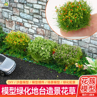 Miniature Flower Cluster Model for Dioramas and Scenery