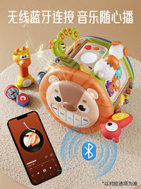 Baby Musical Activity Cube Drum Toy for Early Education and Sensory Development, Montessori-Inspired for Infants 6+ Months